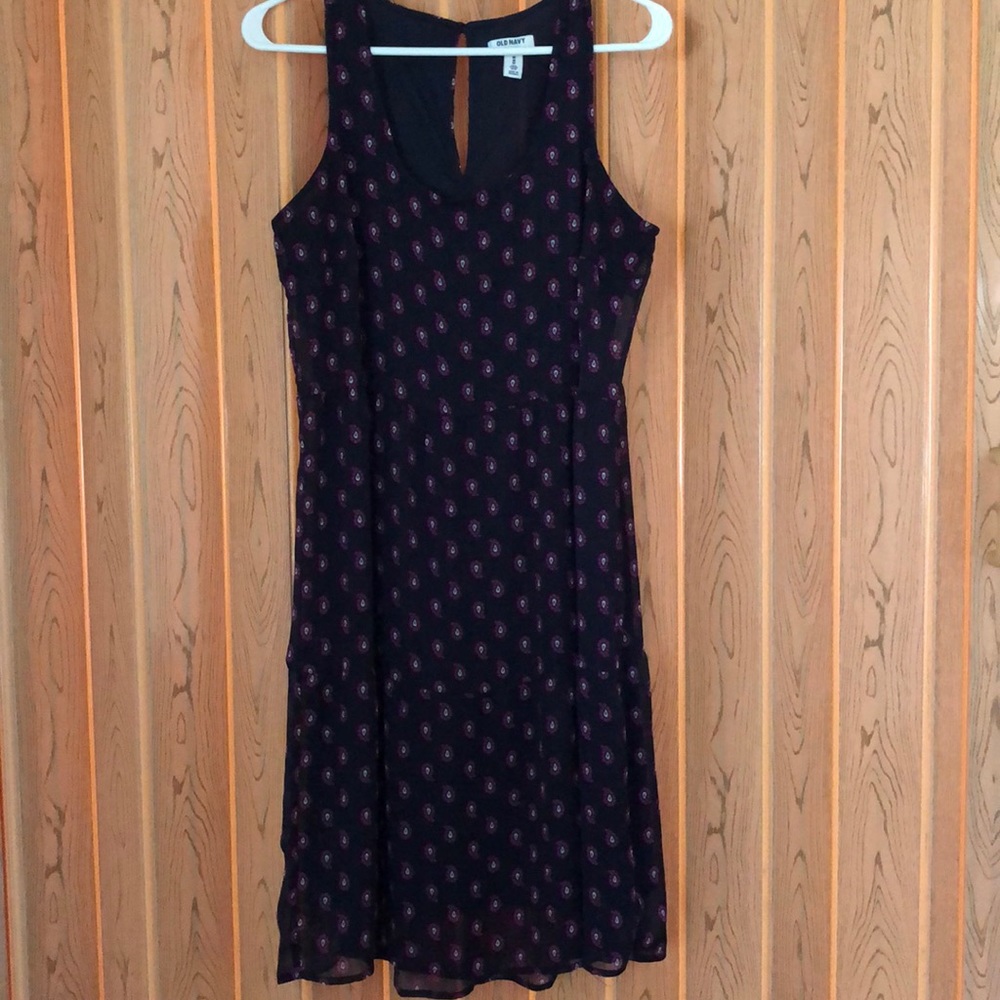 Old navy paisley print Midi dress